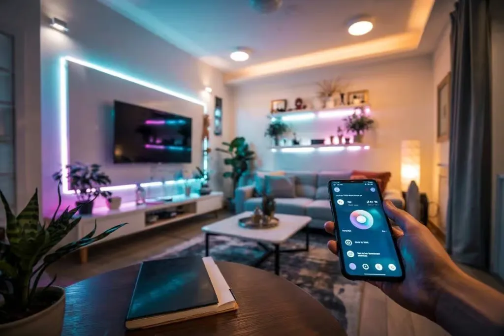 Smart lighting automation systems for homes in Coimbatore with mobile app control